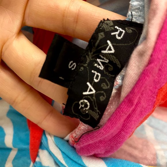 Rampage Lightweight Bright Color Back Tied Top (S) - Picture 4 of 4